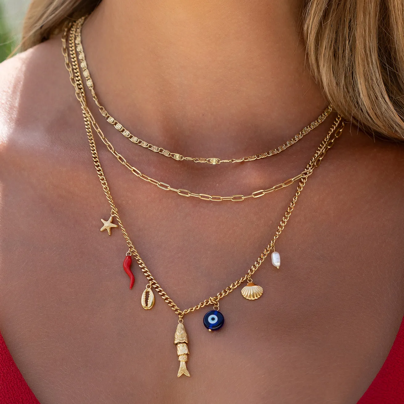 Oceanus Charm Necklace sold by Arms Of Eve product image thumbnail 2