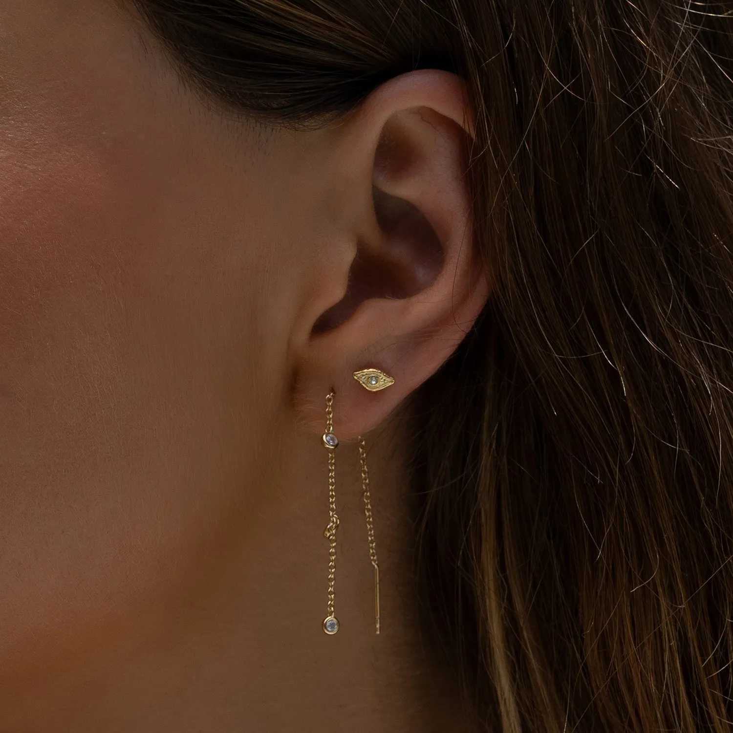 Elysian Gold Studs sold by Arms Of Eve product image thumbnail 2