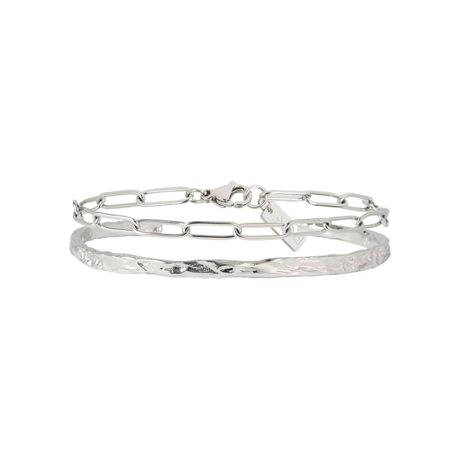 Salvador Bracelet Stack - Silver sold by Arms Of Eve