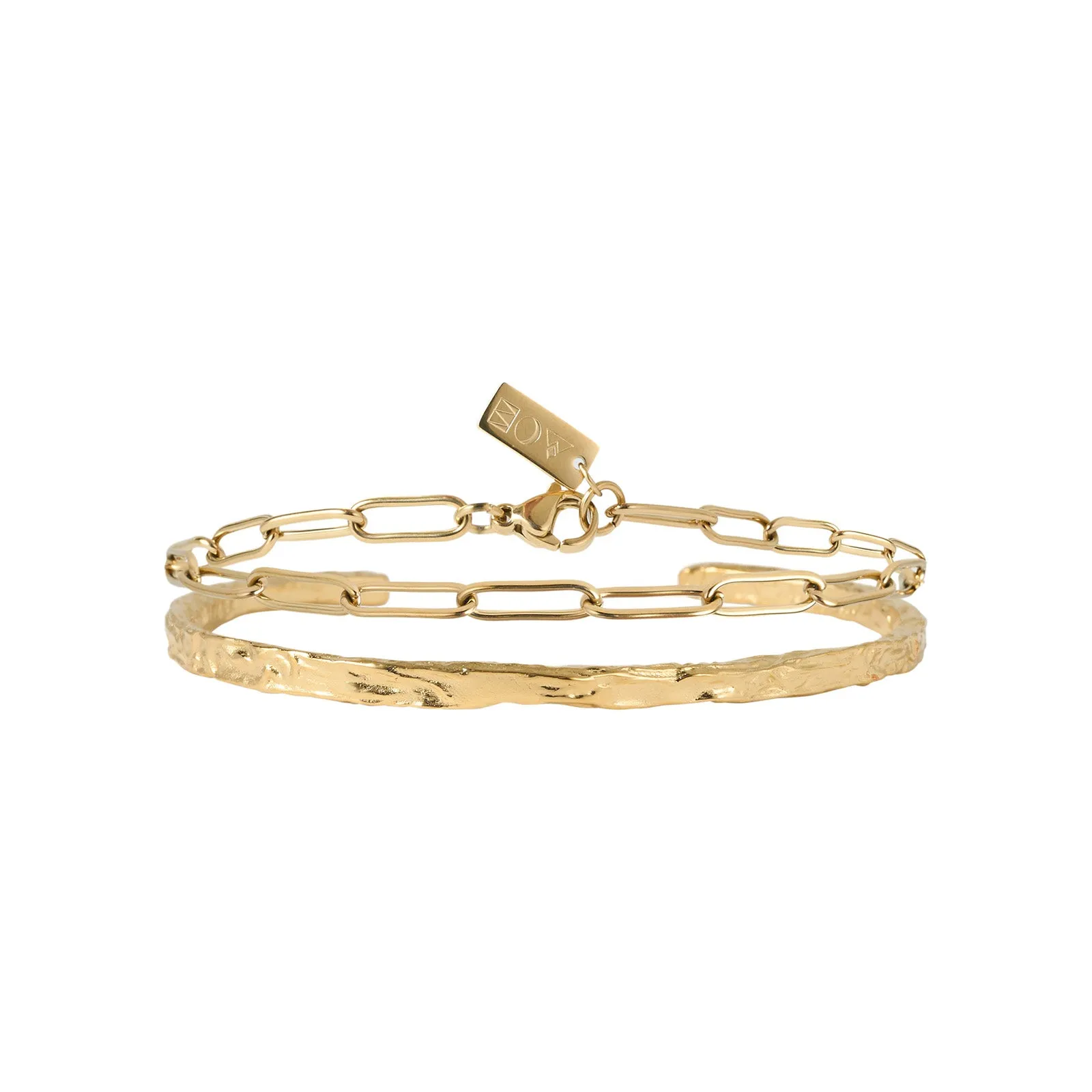 Salvador Bracelet Stack - Gold sold by Arms Of Eve