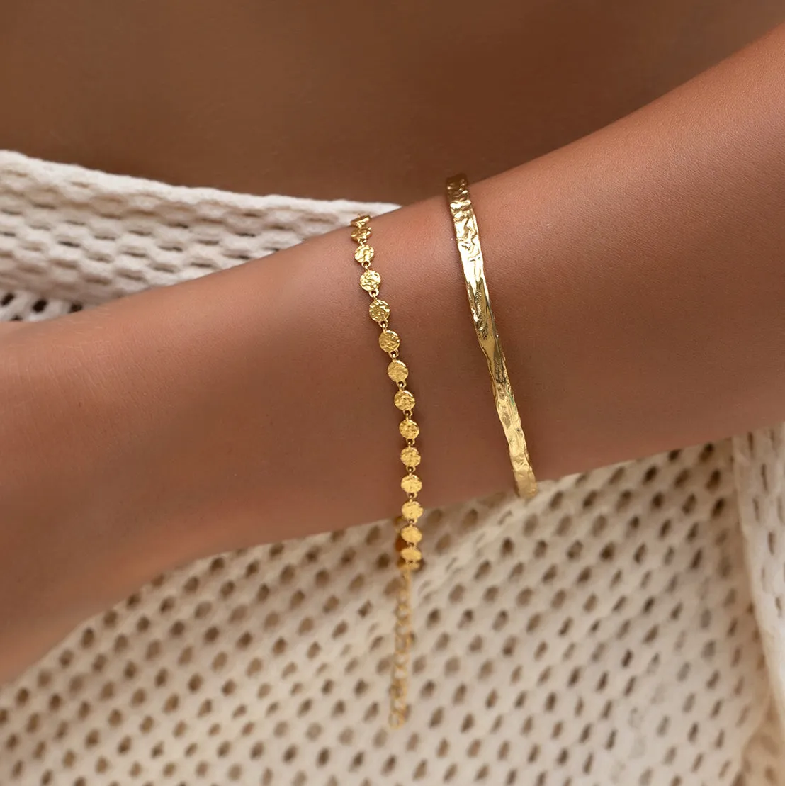 Atlas Gold Bracelet sold by Arms Of Eve product image thumbnail 2