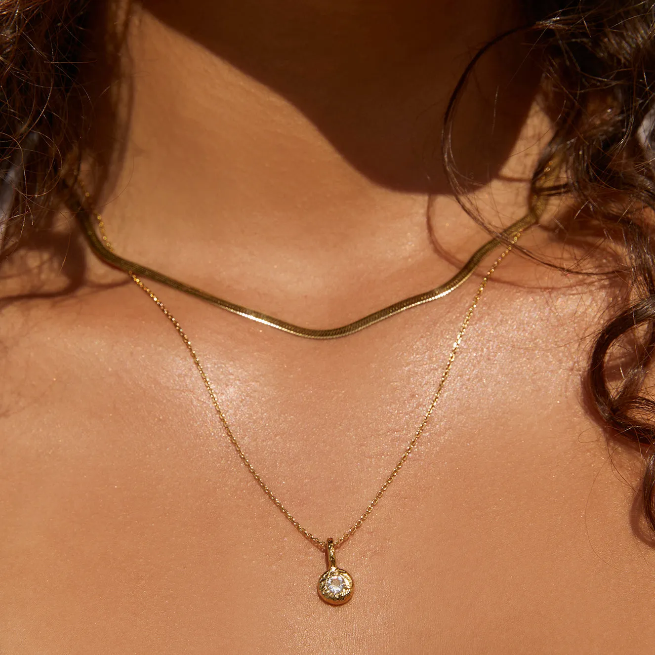 Birthstone Necklace Stack sold by Arms Of Eve product image thumbnail 2