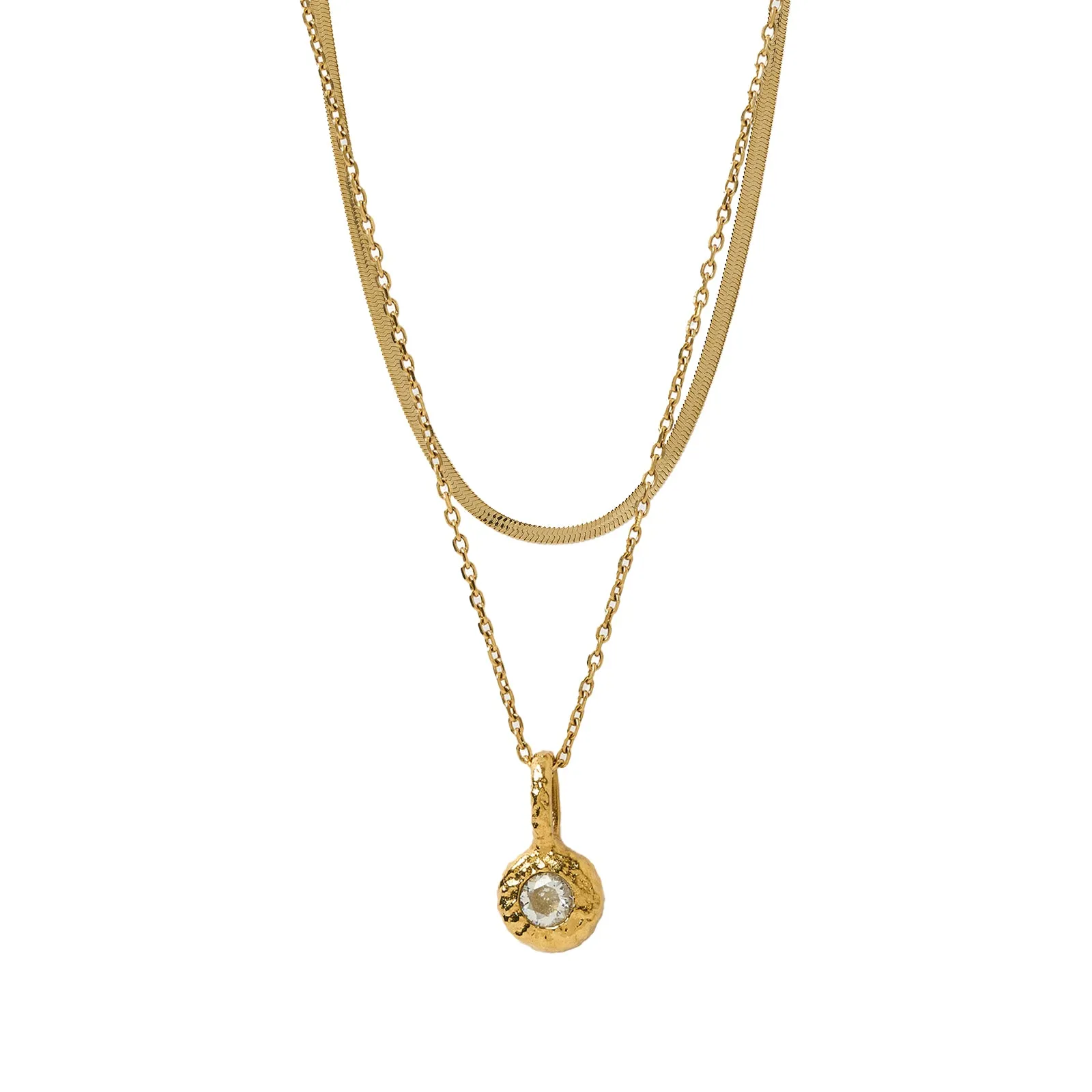 Birthstone Necklace Stack sold by Arms Of Eve