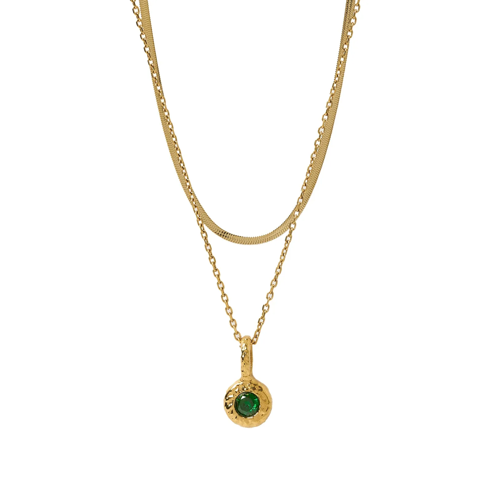 Birthstone Necklace Stack sold by Arms Of Eve product image thumbnail 5