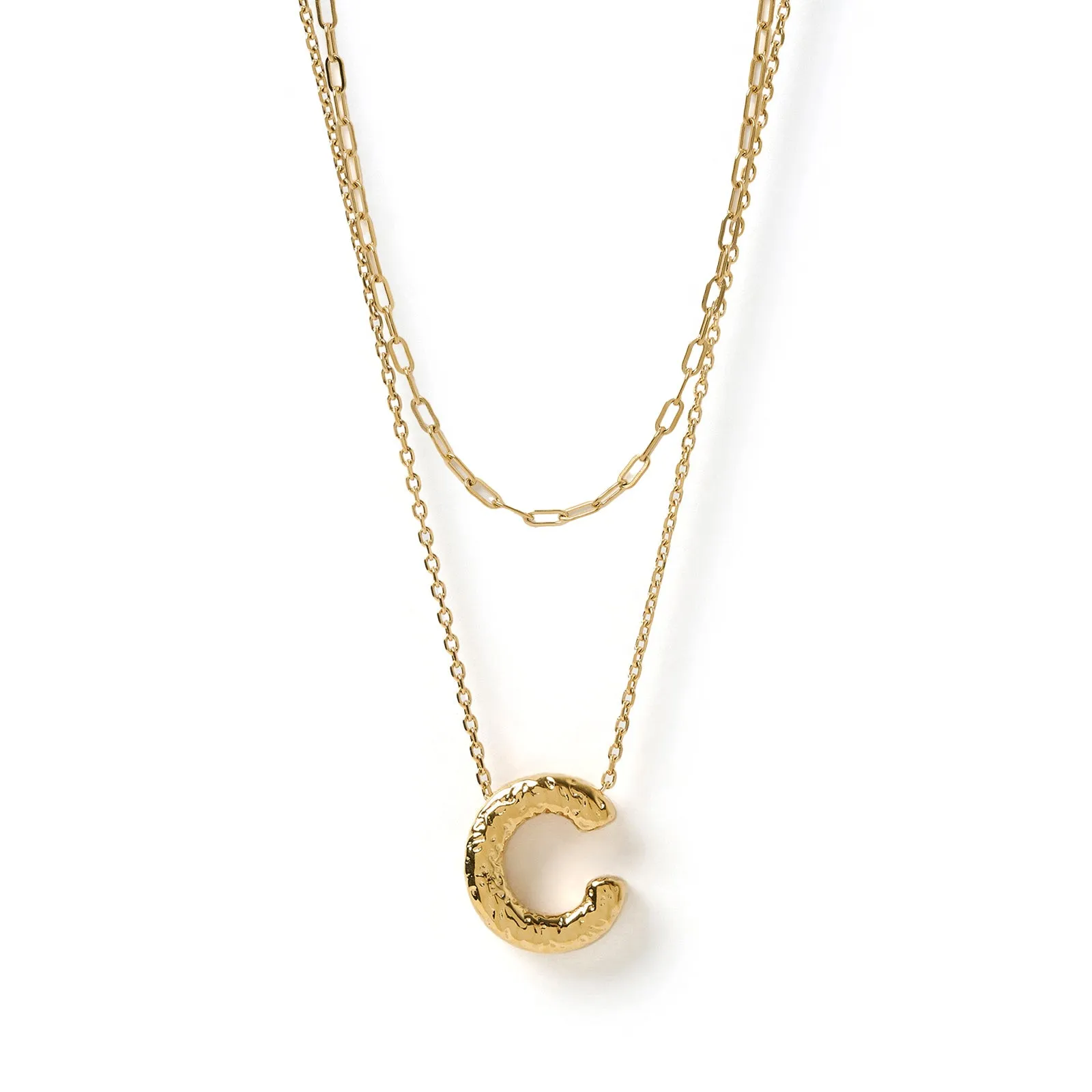 Statement Letter Necklace Stack sold by Arms Of Eve product image thumbnail 4