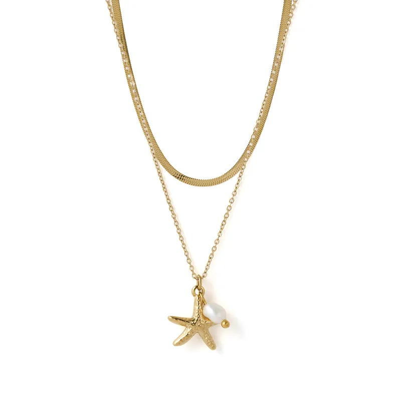 Star Girl Necklace Stack sold by Arms Of Eve