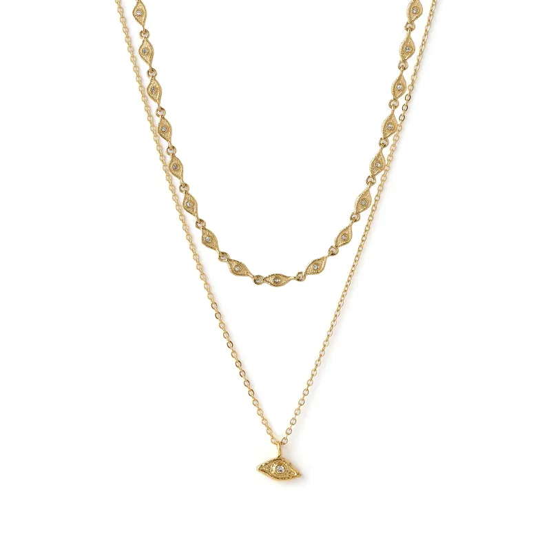 Double Elysian Necklace Stack sold by Arms Of Eve