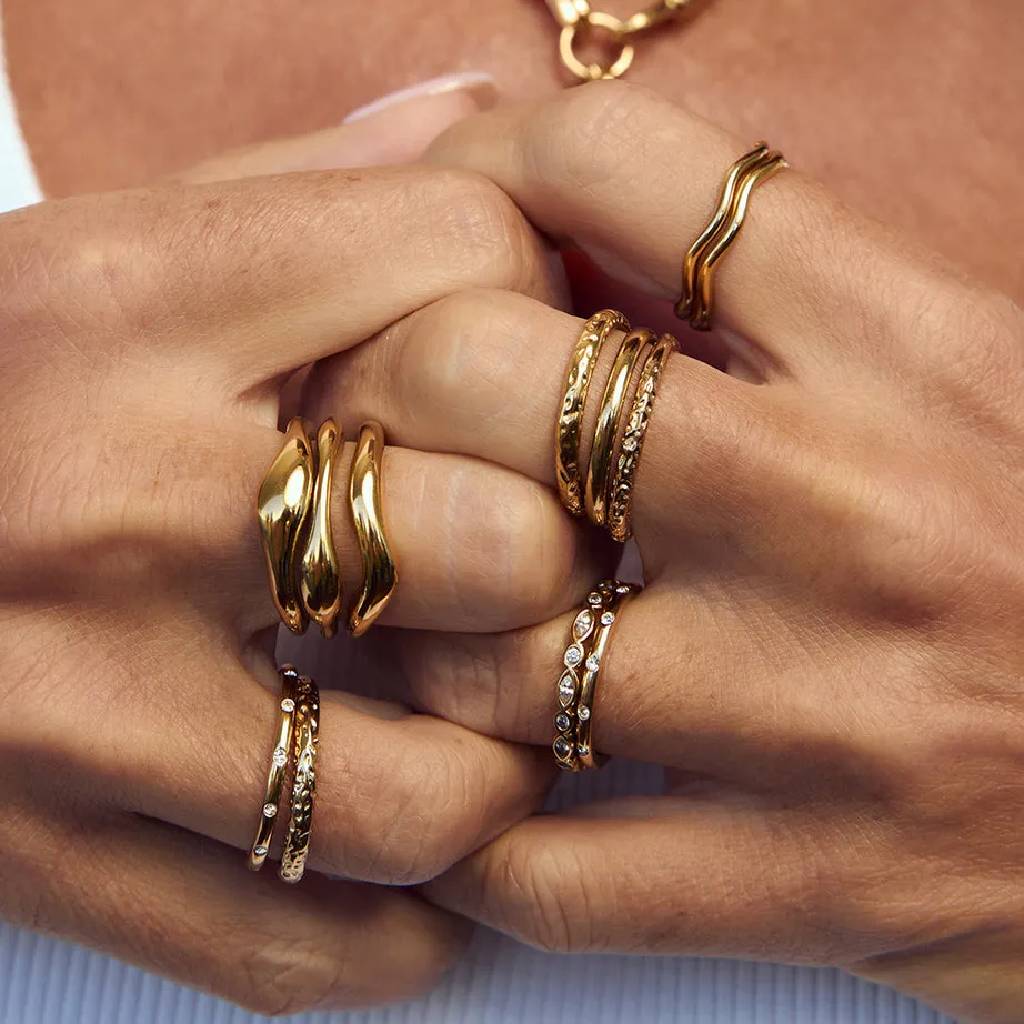 Isabel Gold Ring sold by Arms Of Eve product image thumbnail 4