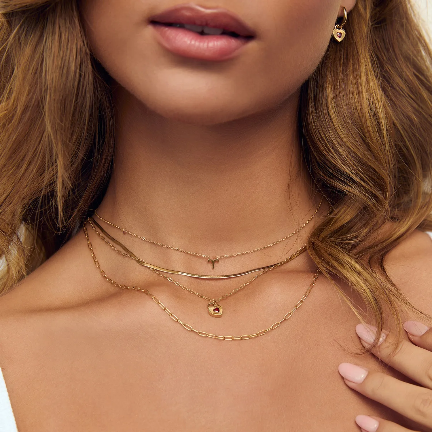 Mini Zodiac Gold Necklace sold by Arms Of Eve product image thumbnail 3