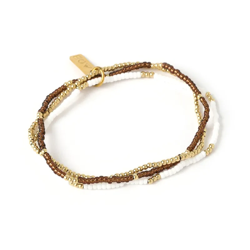 Sunny Bracelet Set - Coffee sold by Arms Of Eve