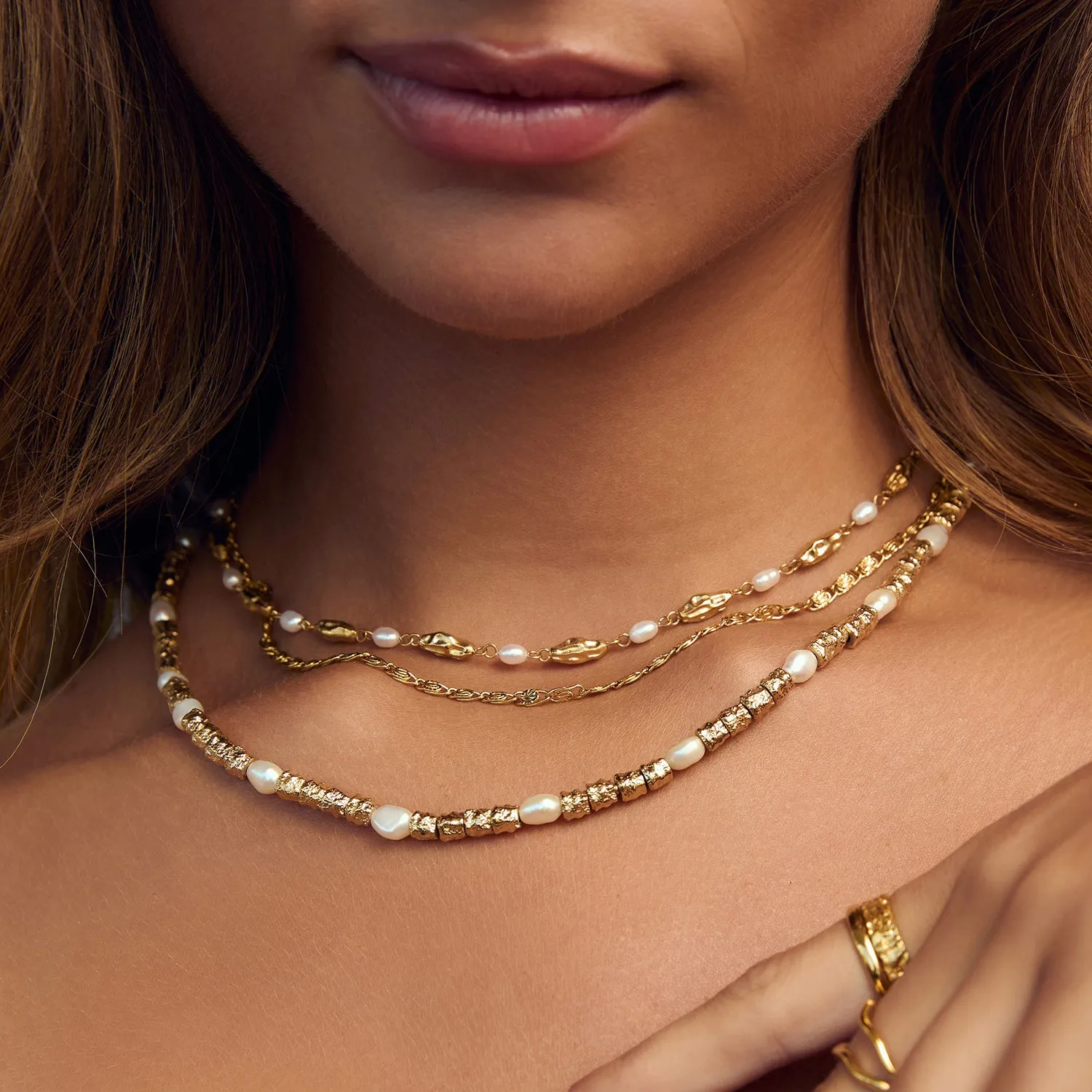 Ivy Pearl Necklace sold by Arms Of Eve product image thumbnail 2