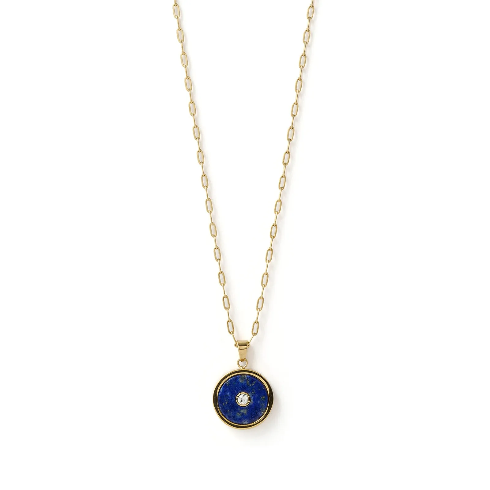Koda Gold Necklace - Lapis sold by Arms Of Eve