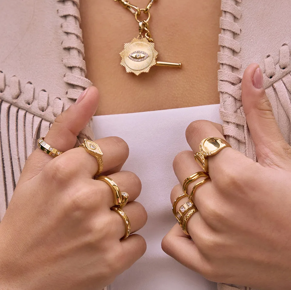 Elysian Gold Ring sold by Arms Of Eve product image thumbnail 3