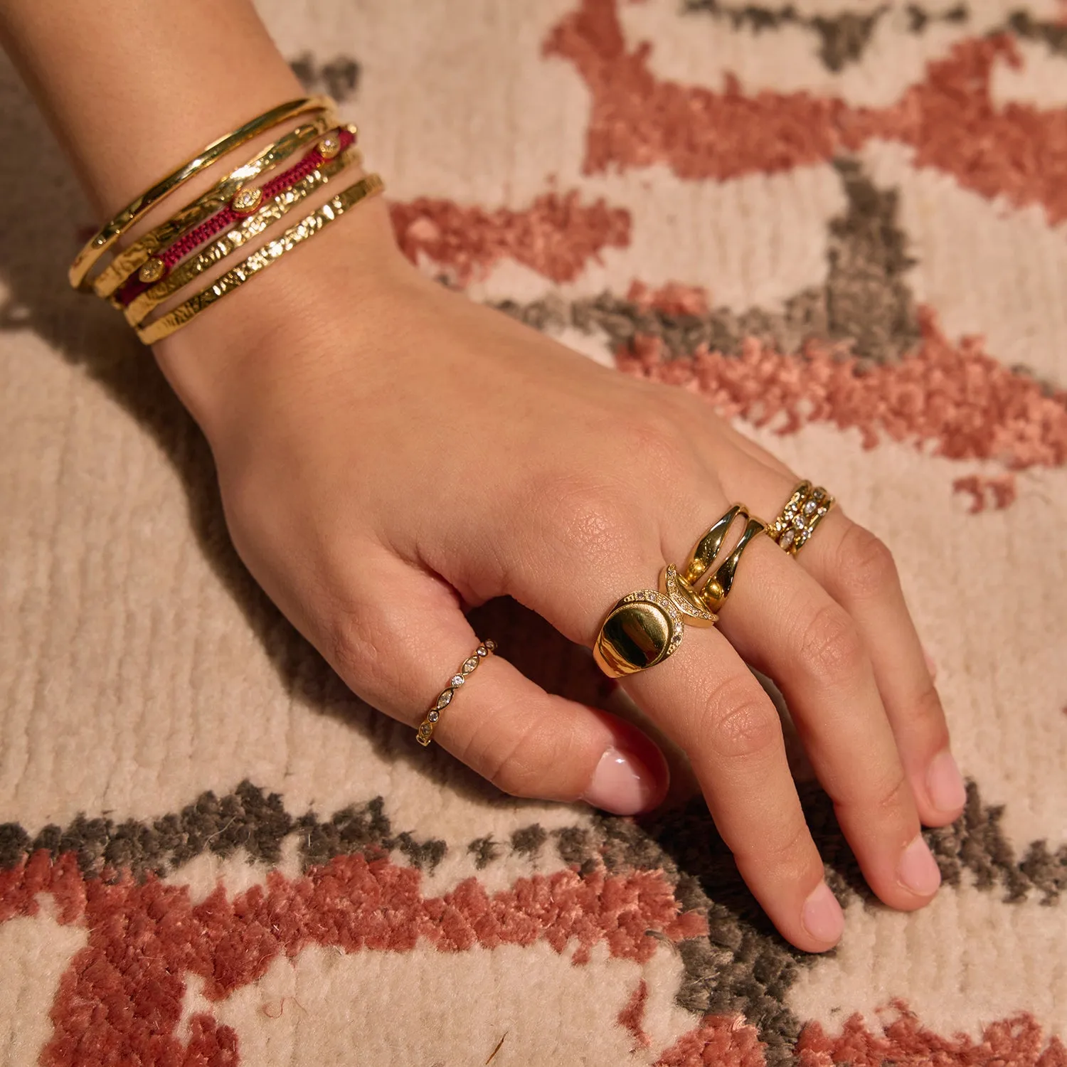 Nash Gold Ring sold by Arms Of Eve product image thumbnail 3