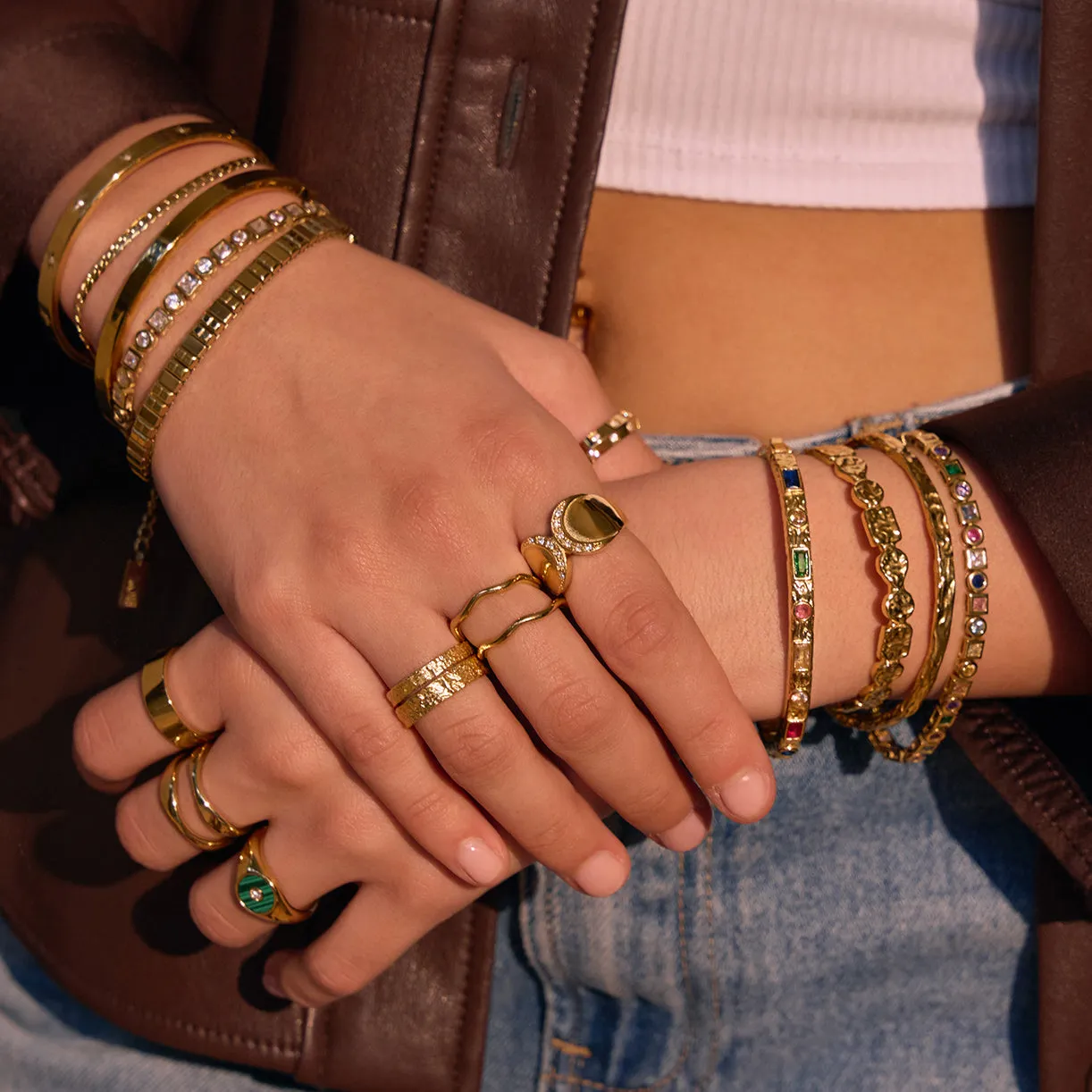 Nash Gold Ring sold by Arms Of Eve product image thumbnail 4