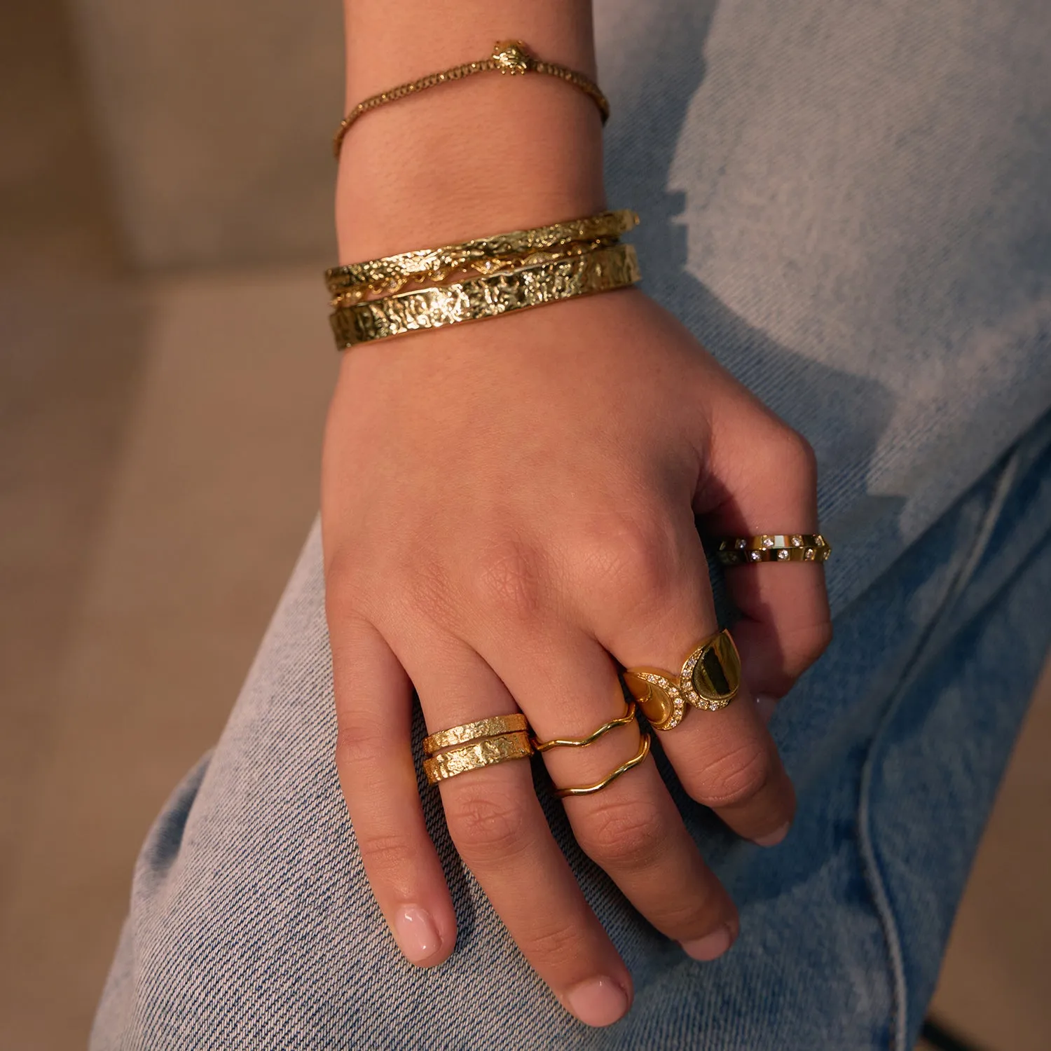 Nash Gold Ring sold by Arms Of Eve product image thumbnail 2