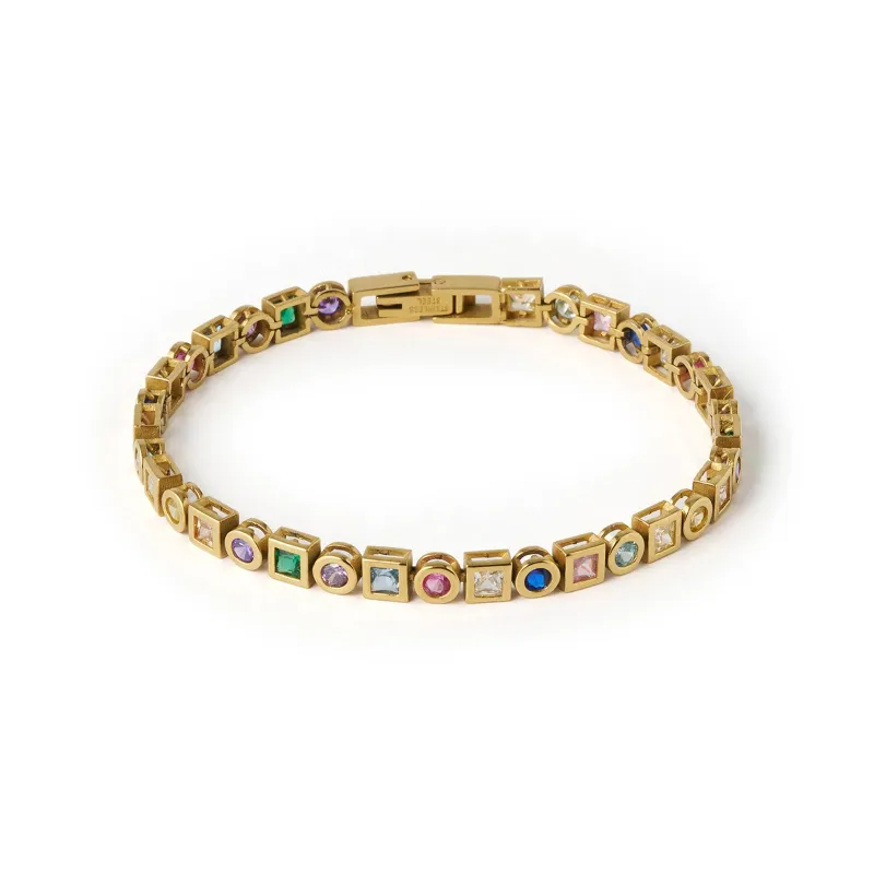 Tinka Gold Bracelet - Multi made by Arms Of Eve
