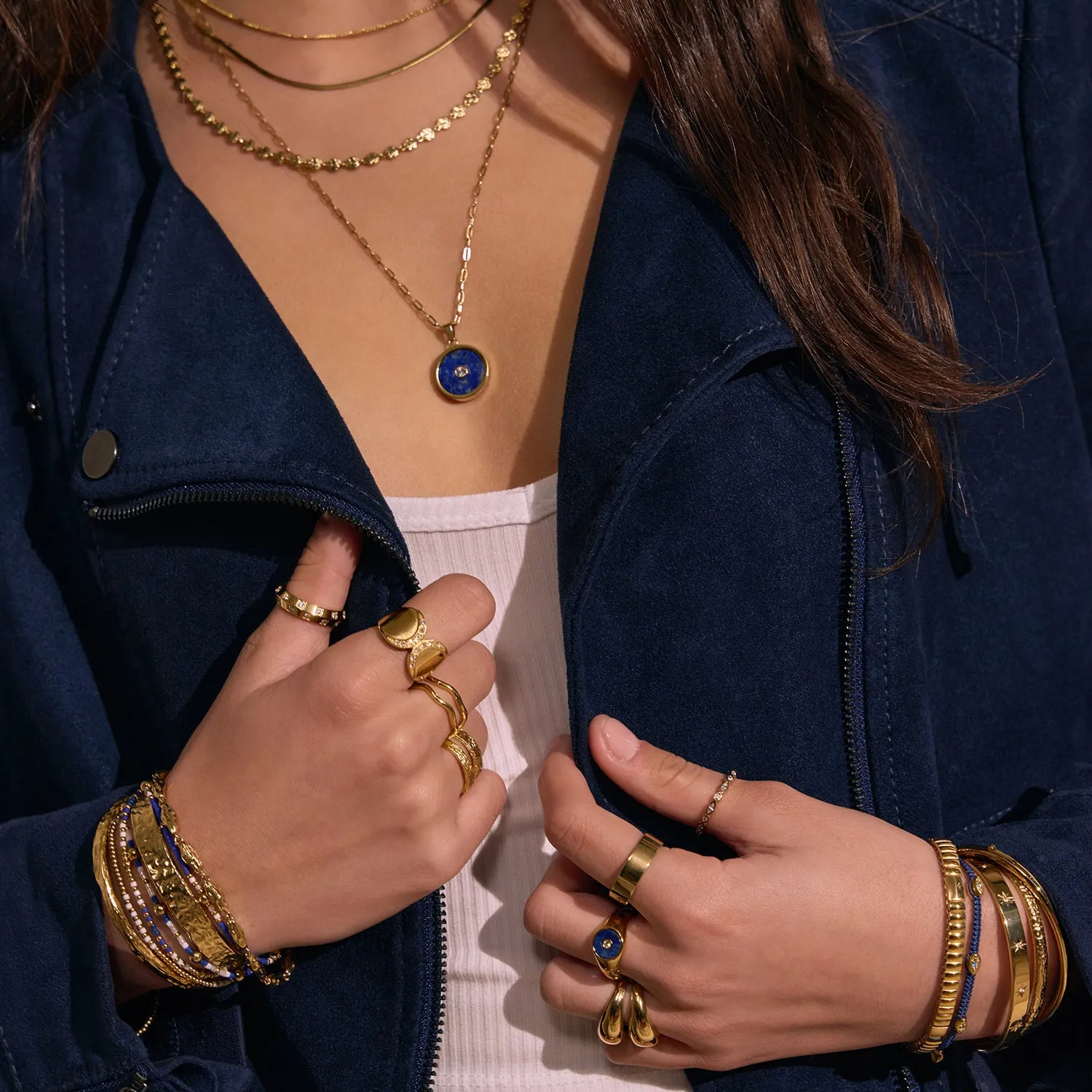 Third Eye Bracelet - Navy sold by Arms Of Eve product image thumbnail 3