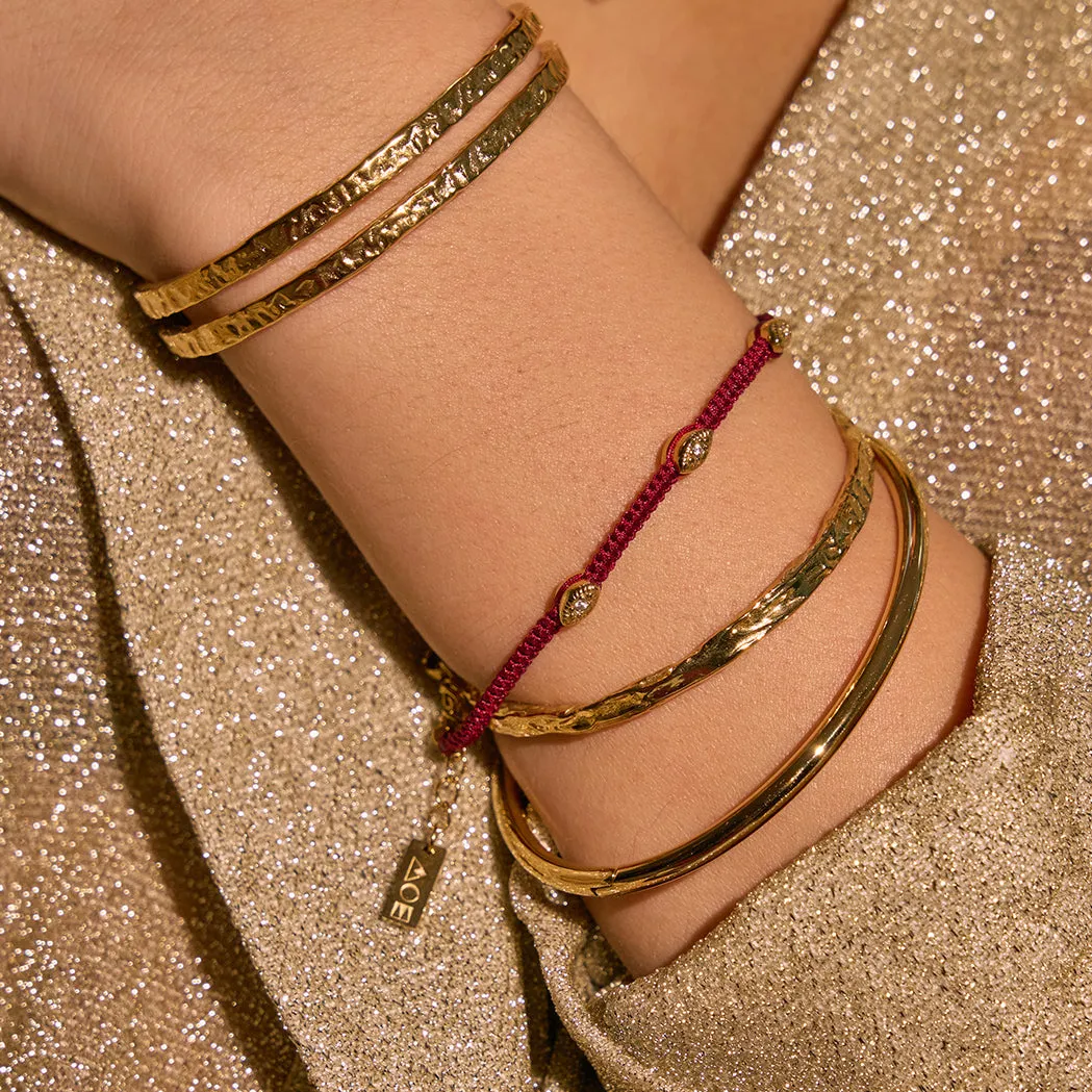 Third Eye Bracelet - Burgundy sold by Arms Of Eve product image thumbnail 2