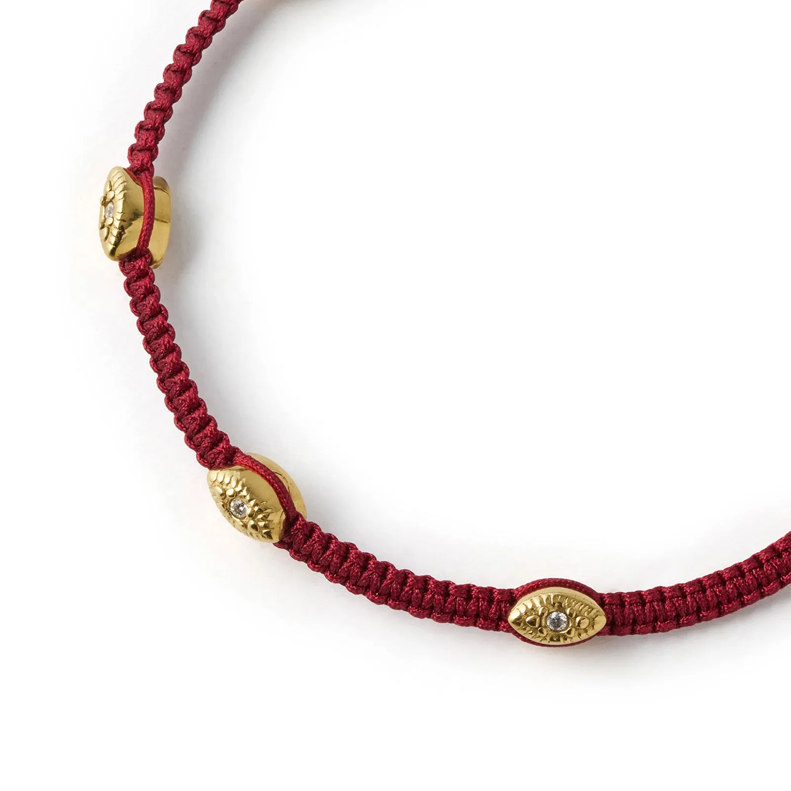 Third Eye Bracelet - Burgundy sold by Arms Of Eve product image thumbnail 5