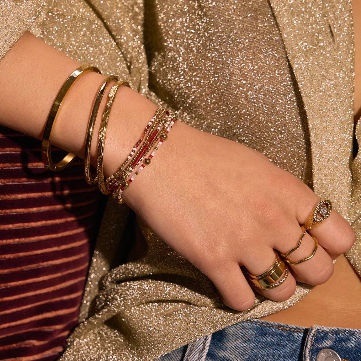 Nellie Bracelet - Burgundy sold by Arms Of Eve product image thumbnail 2