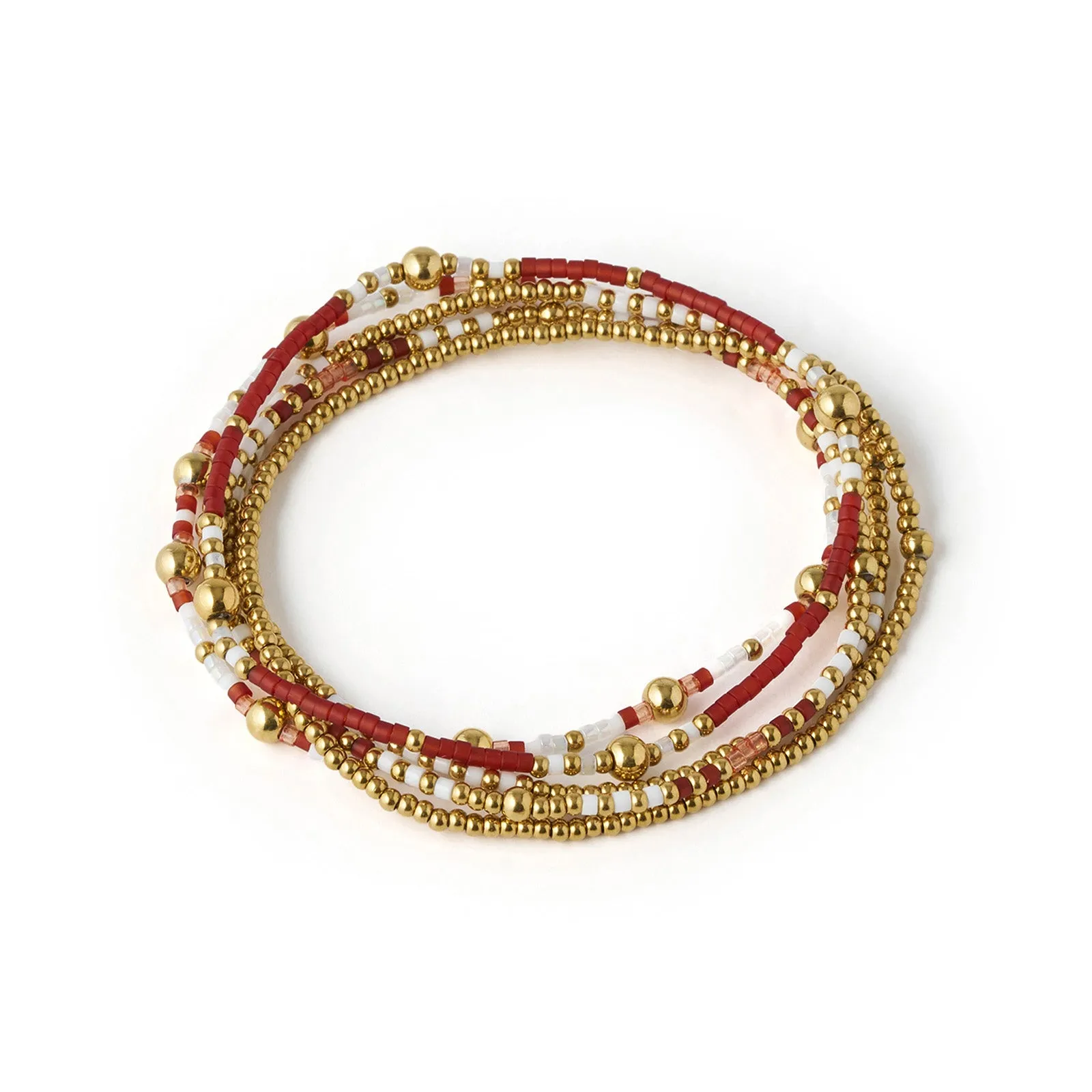 Nellie Bracelet - Burgundy sold by Arms Of Eve