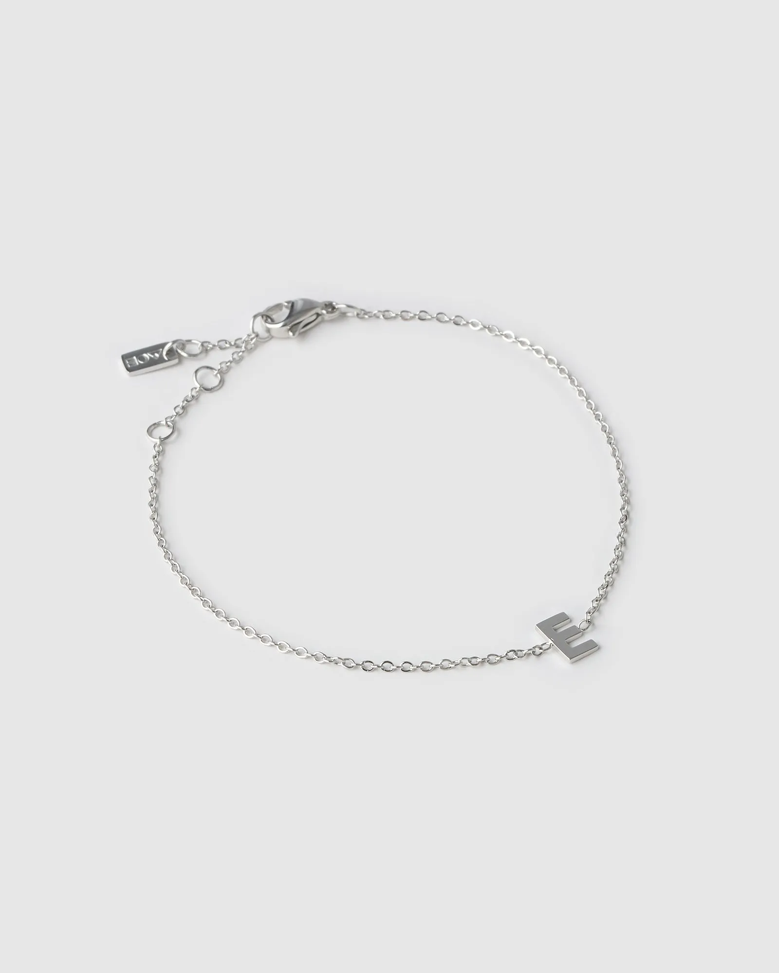 Mini Initial Silver Bracelet sold by Arms Of Eve product image thumbnail 5