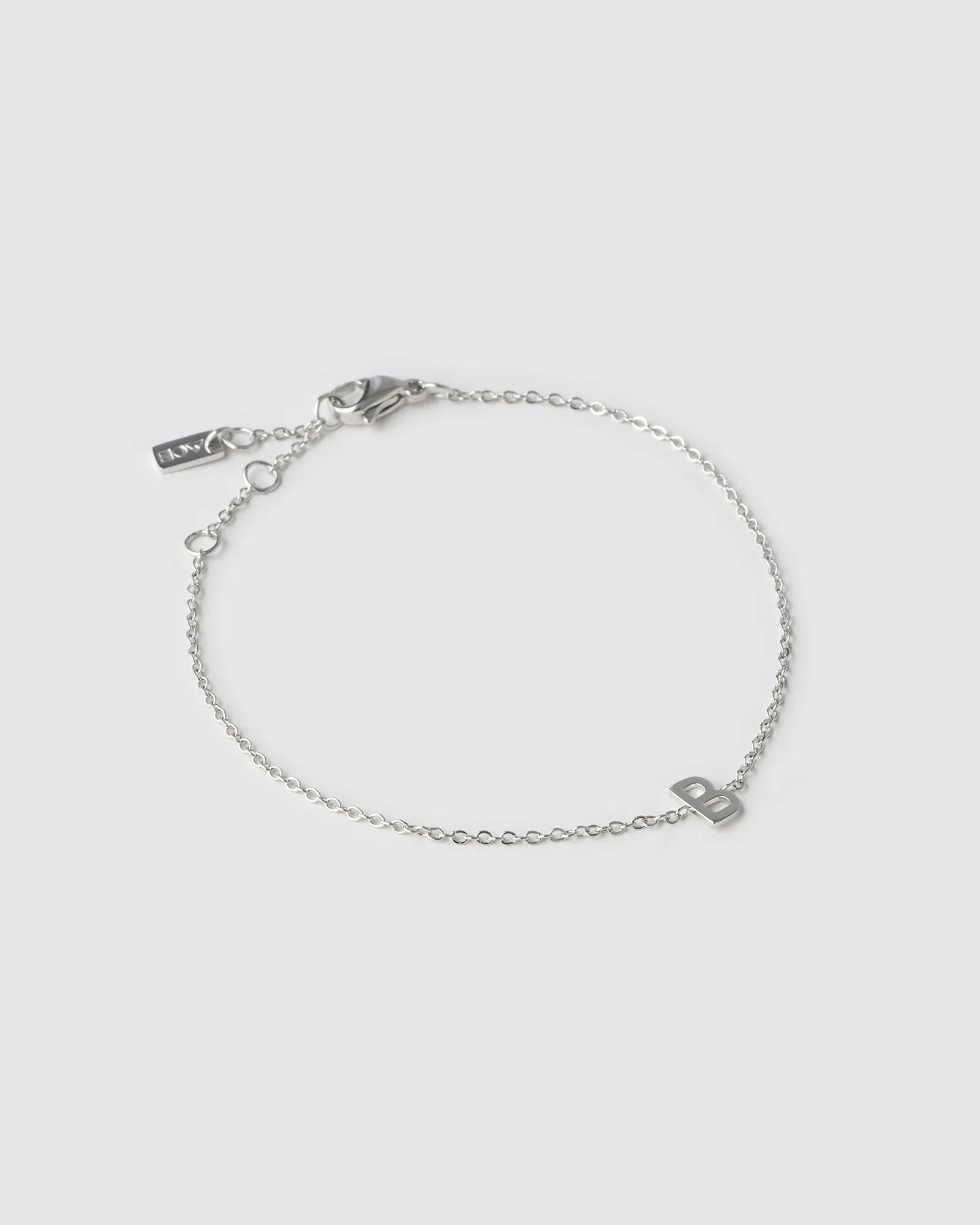 Mini Initial Silver Bracelet sold by Arms Of Eve product image thumbnail 2