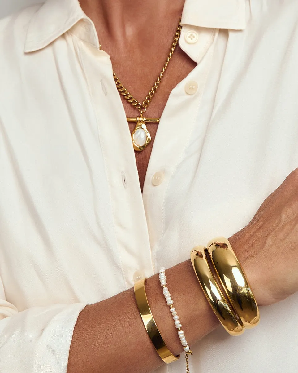 Katherine Gold Cuff sold by Arms Of Eve product image thumbnail 2