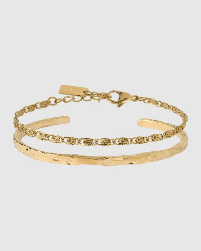 Fireball Bracelet Stack made by Arms Of Eve