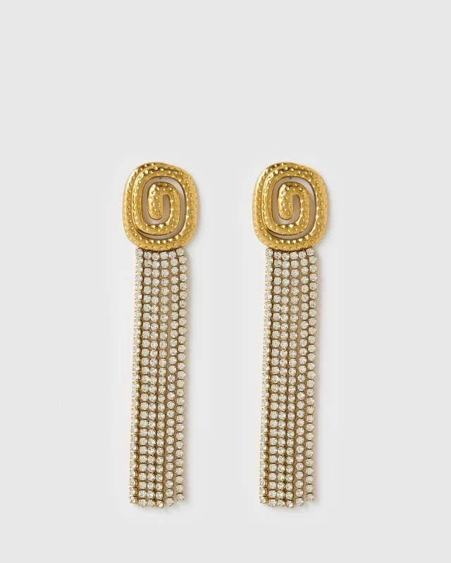 Miley Gold Earrings sold by Arms Of Eve