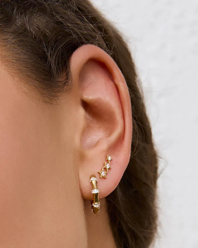 Electra Gold Earrings sold by Arms Of Eve product image thumbnail 3