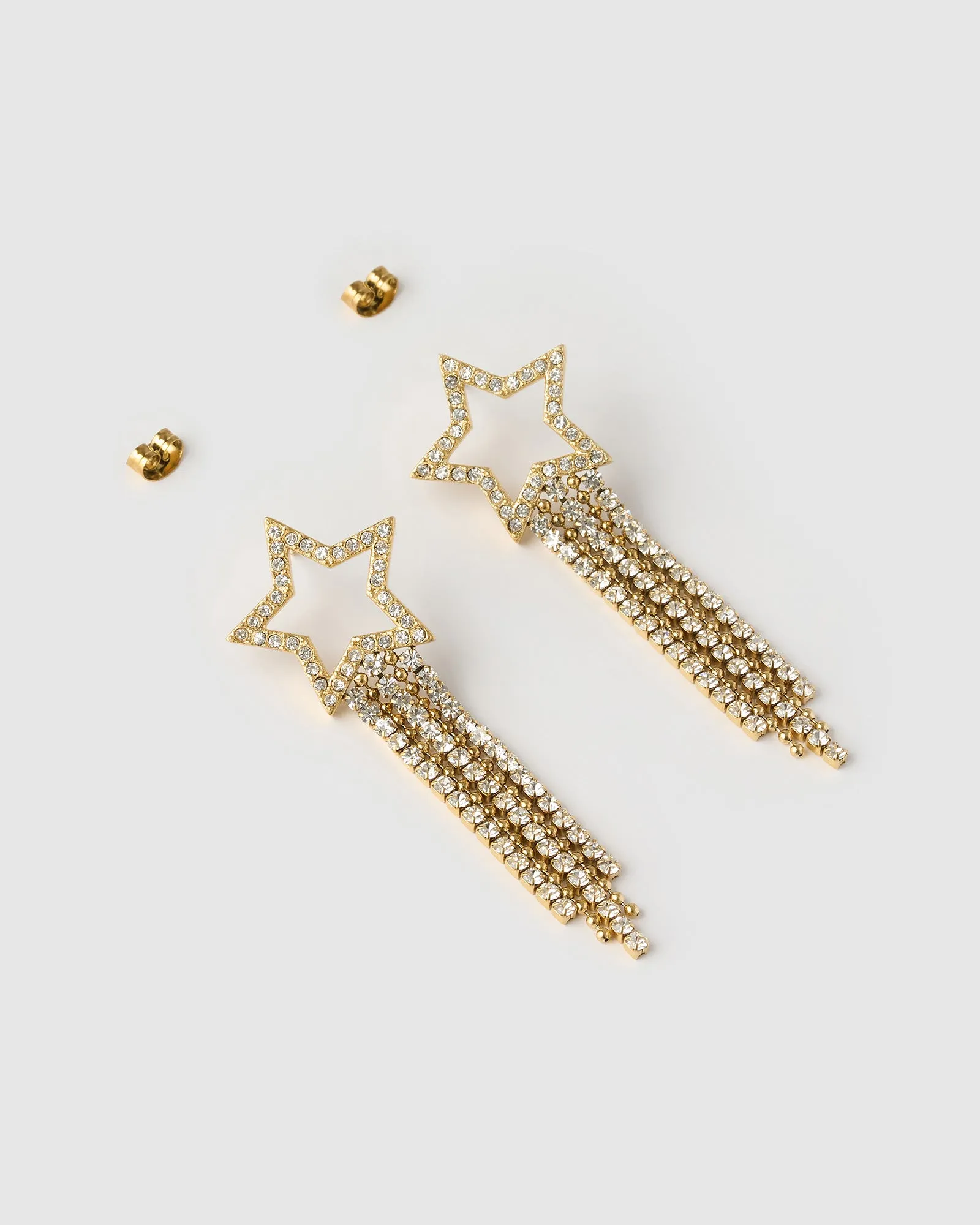 Starburst Gold Earrings sold by Arms Of Eve product image thumbnail 5