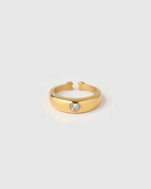 Mi Amour Gold Ring - Stone made by Arms Of Eve