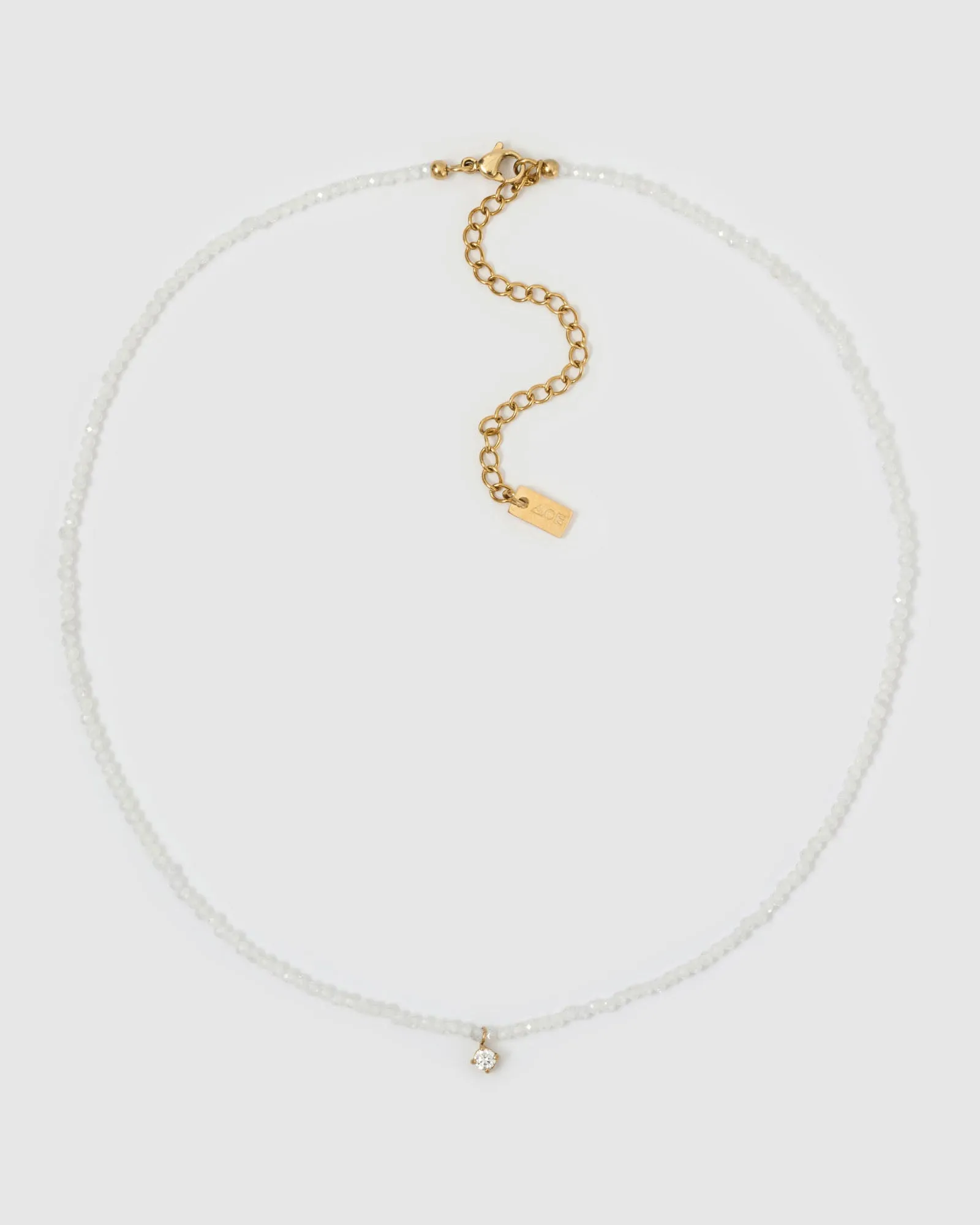 Taylor Necklace - White sold by Arms Of Eve product image thumbnail 4