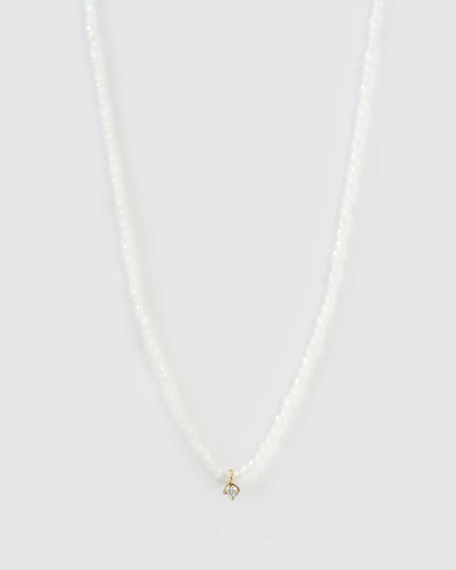 Taylor Necklace - White sold by Arms Of Eve