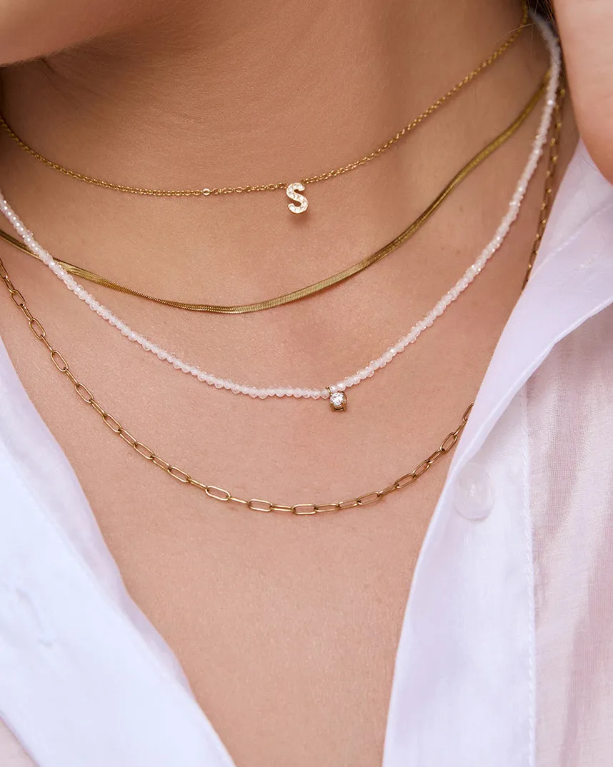 Taylor Necklace - White sold by Arms Of Eve product image thumbnail 2