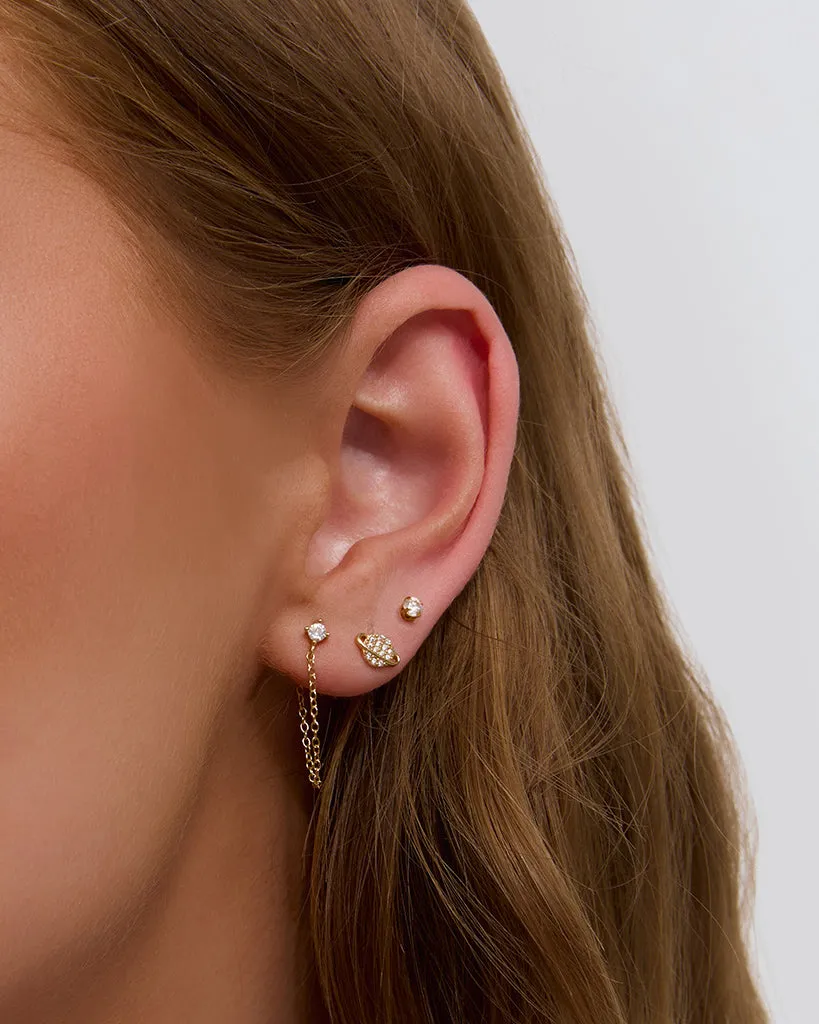 Mia Chain Earrings sold by Arms Of Eve product image thumbnail 2