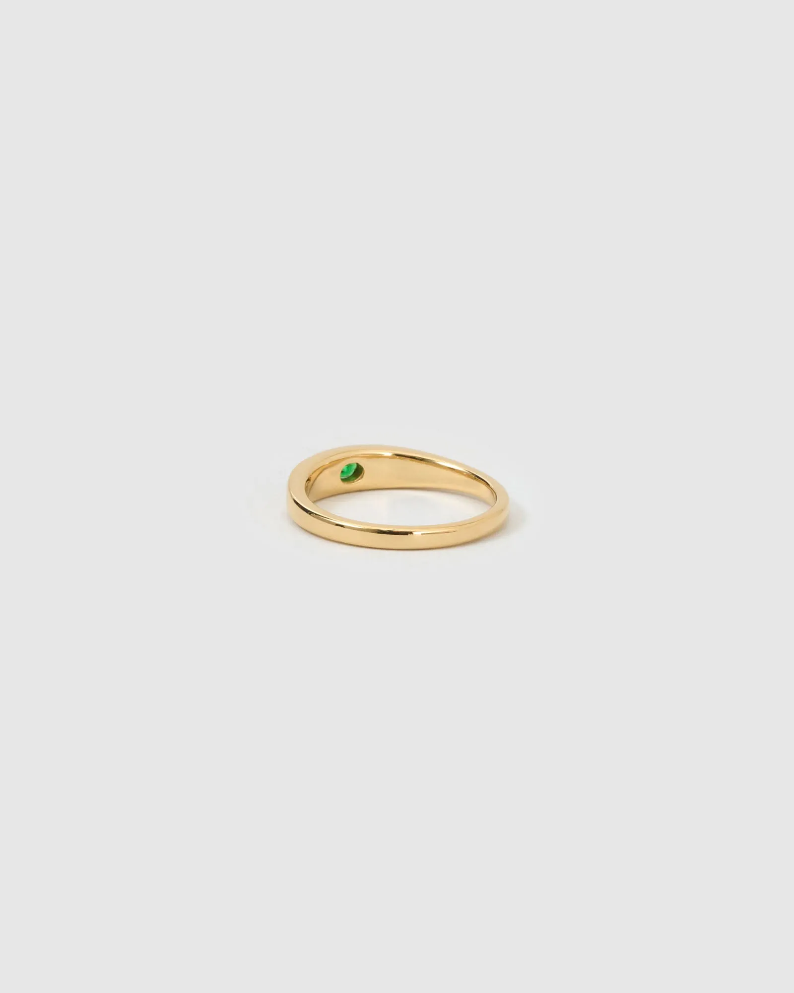 Aria Gold Ring - Emerald sold by Arms Of Eve product image thumbnail 5