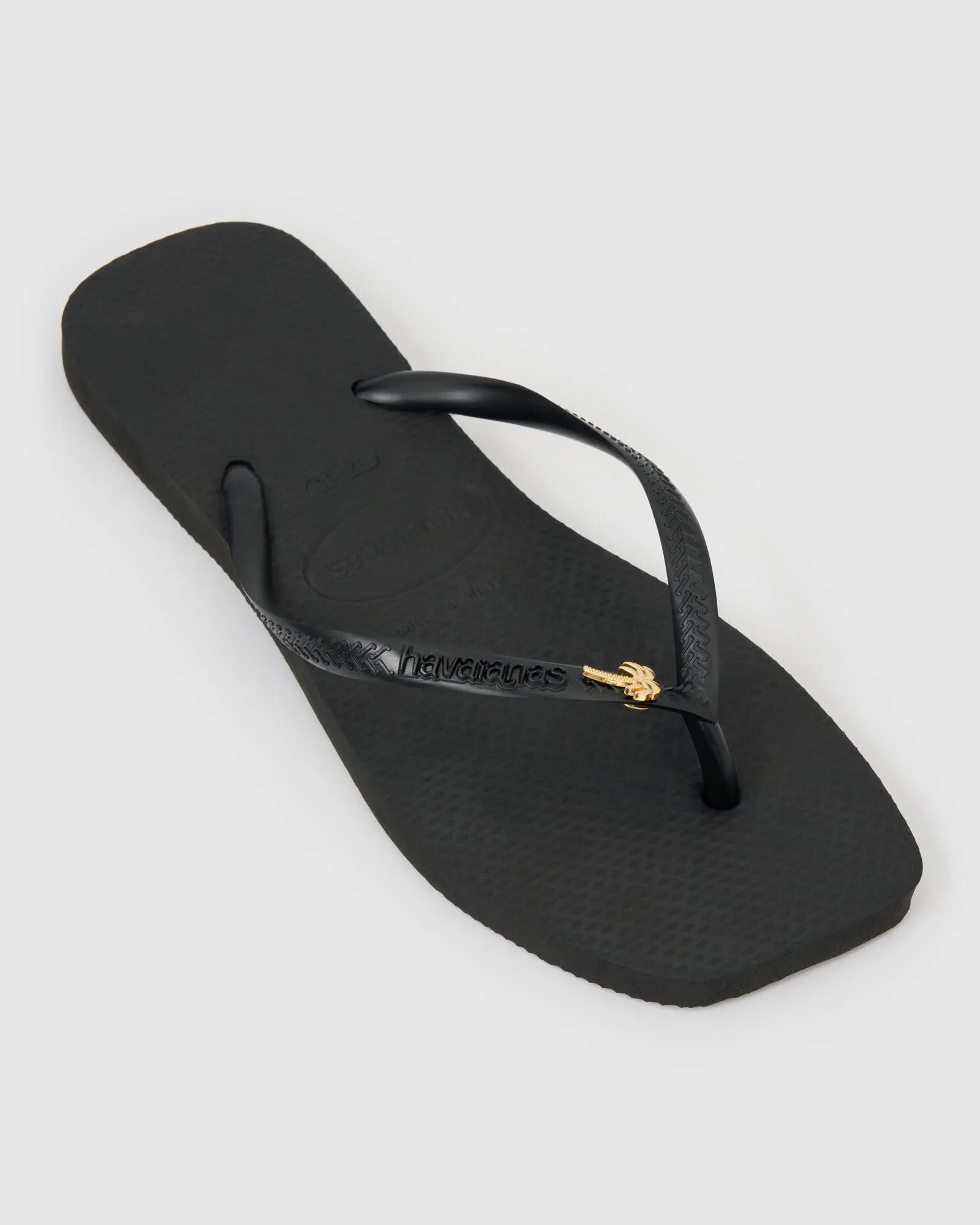 Havaianas Square Toe Palm Tree - Black sold by Arms Of Eve