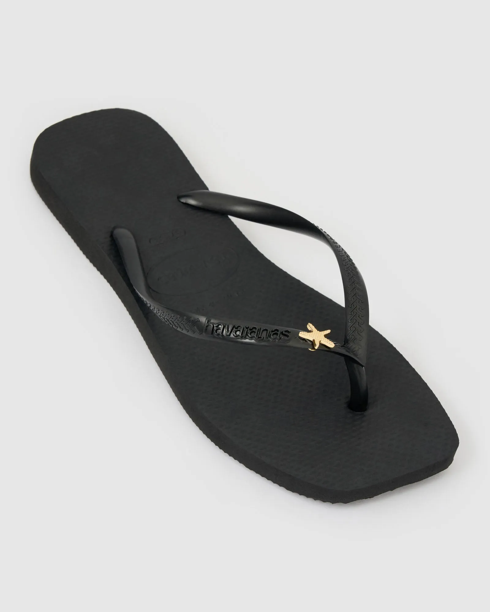 Havaianas Square Toe Starfish - Black sold by Arms Of Eve