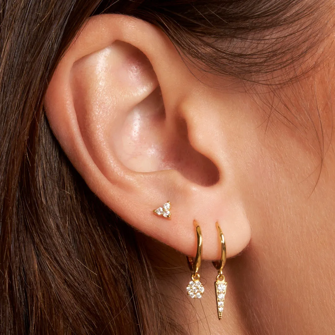 Siena Gold Earrings sold by Arms Of Eve product image thumbnail 2