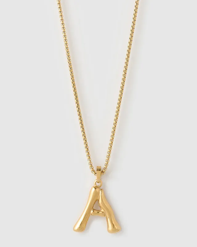 Luxe Letter Necklace - Large made by Arms Of Eve