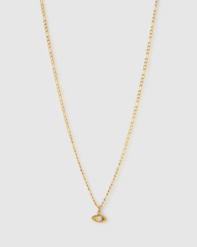 Golden Eye Necklace sold by Arms Of Eve