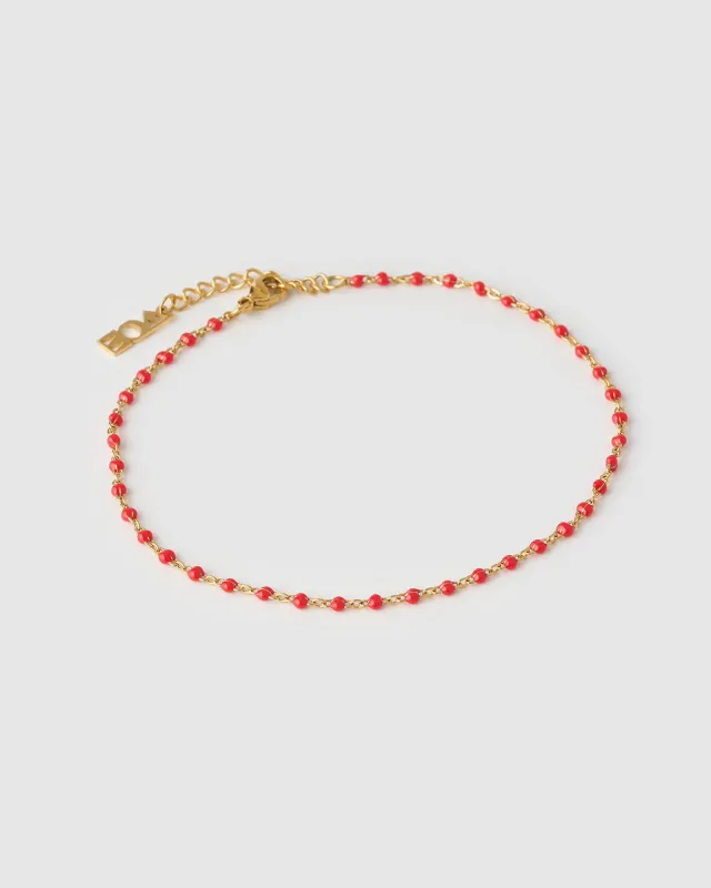 Peggy Anklet - Cherry sold by Arms Of Eve