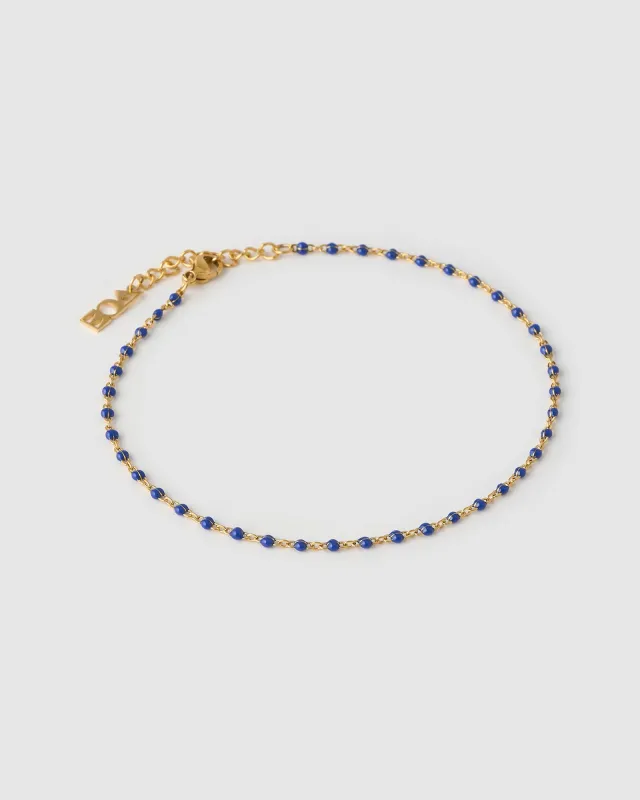 Peggy Anklet - Blueberry sold by Arms Of Eve