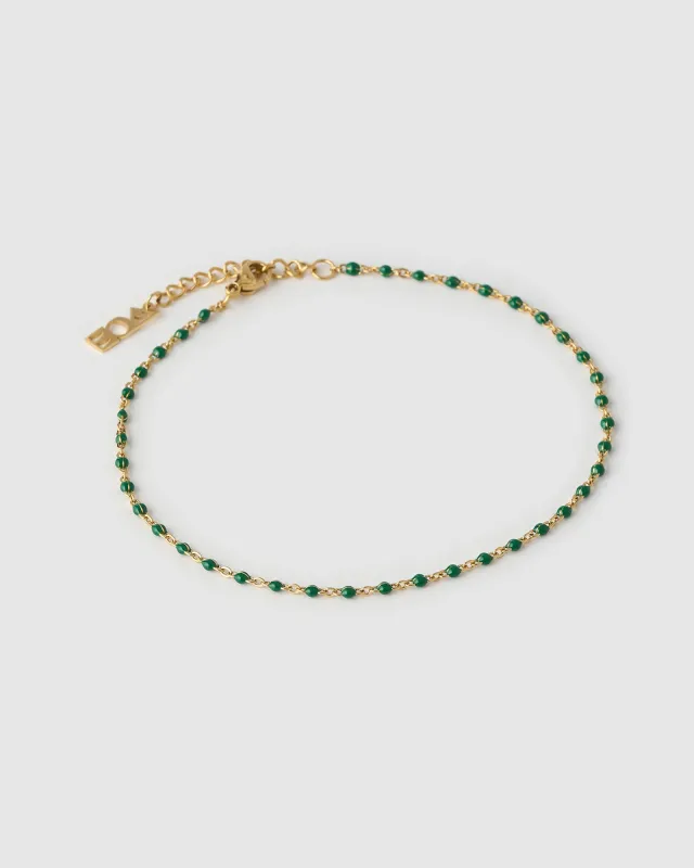 Peggy Anklet - Kiwi sold by Arms Of Eve