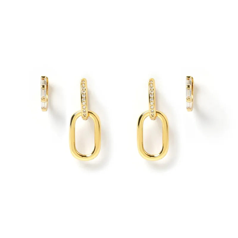 Olli Earring Stack - Gold sold by Arms Of Eve