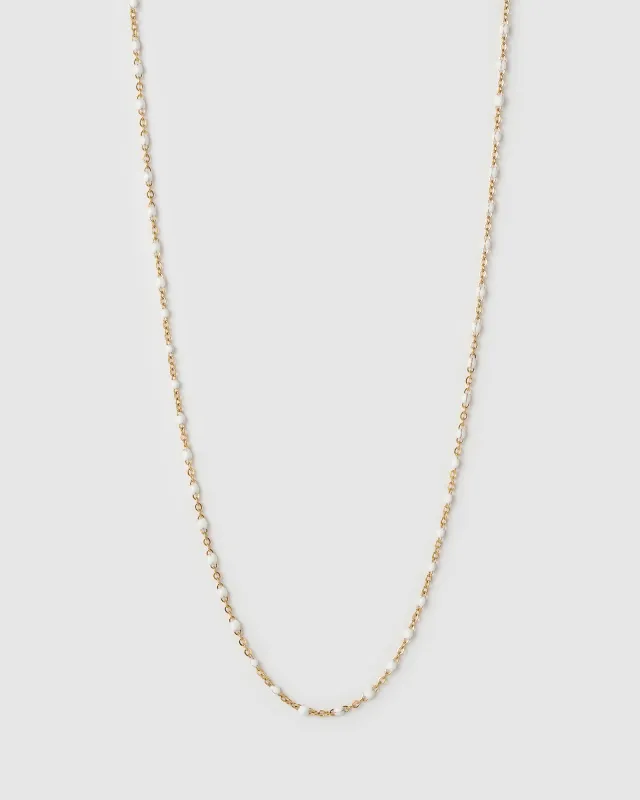 Peggy Necklace - Vanilla sold by Arms Of Eve