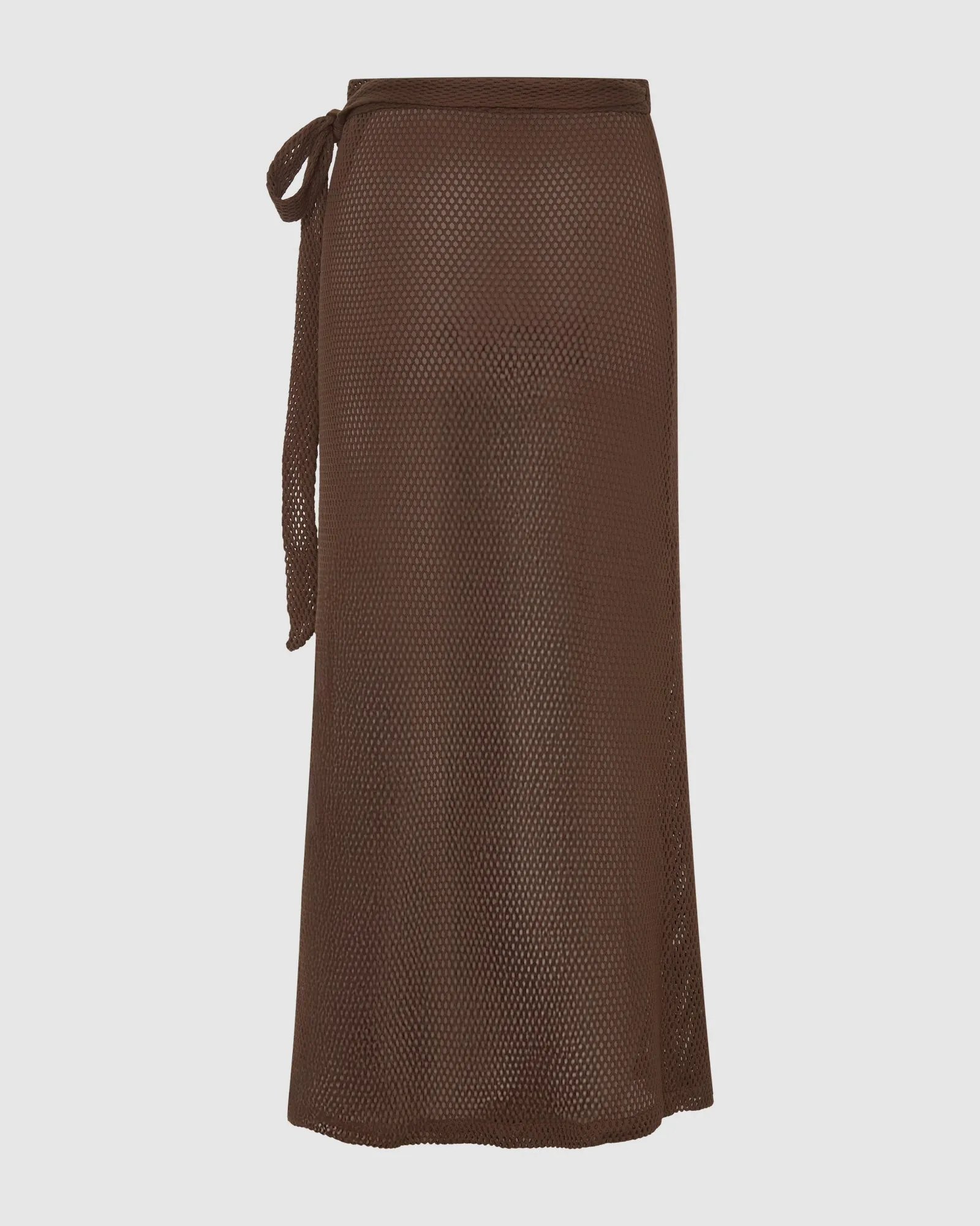 Verona Wrap Skirt - Chocolate sold by Arms Of Eve product image thumbnail 4
